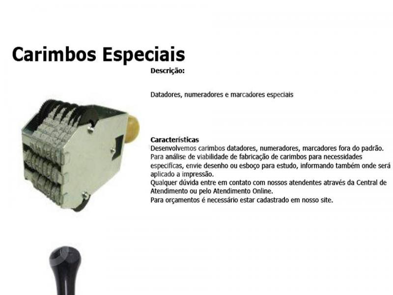 Carimbo Datador de Borracha